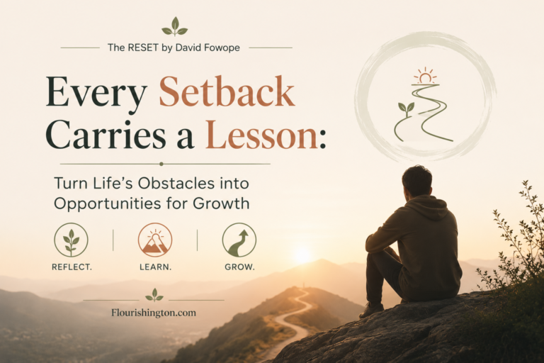 Every Setback Carries a Lesson: Turn Life’s Obstacles into Opportunities for Growth