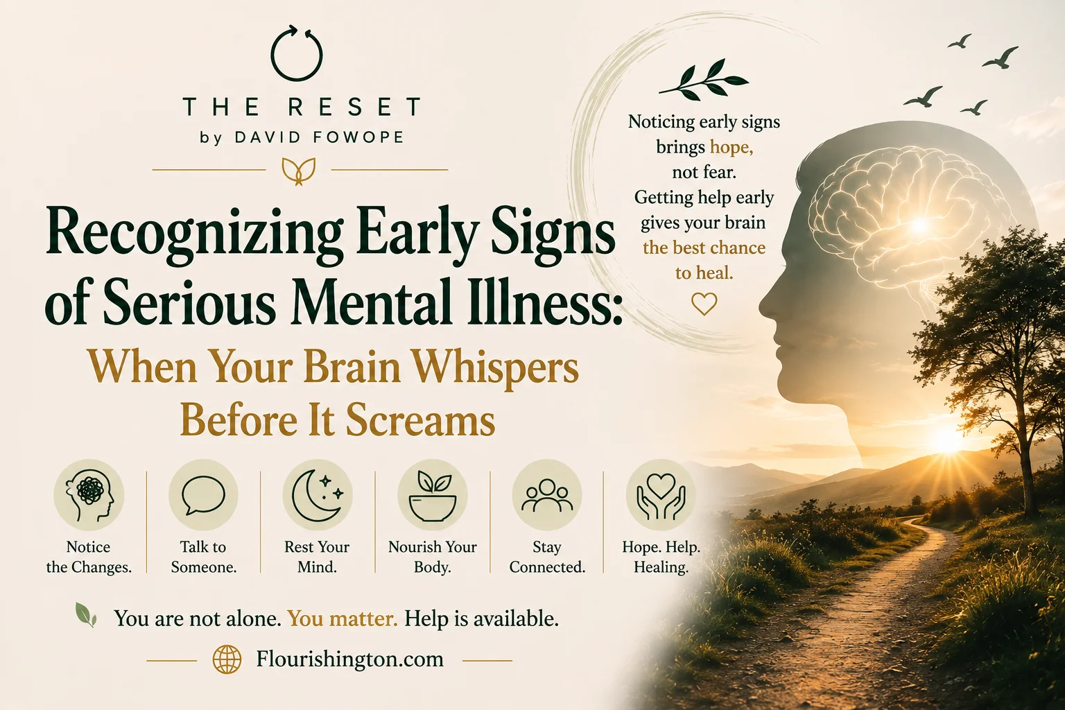 Recognizing Early Signs of Serious Mental Illness: When Your Brain Whispers Before It Screams
